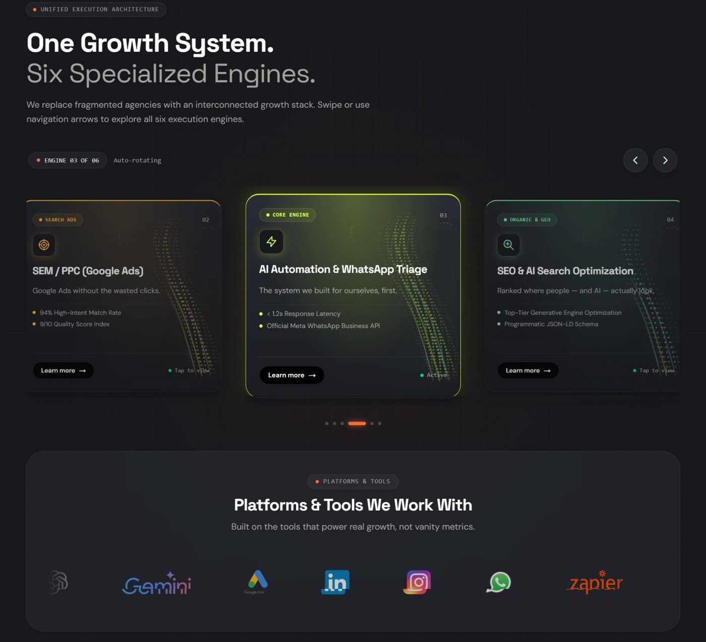 Concept A: services and platforms
